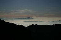 雲海と浅間山